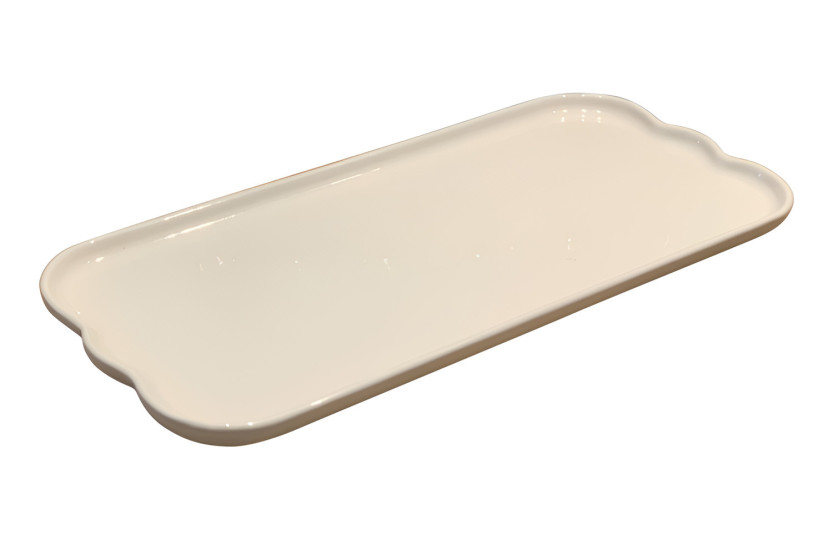 Emile Henry Madeleine-kakaform i keramik, 31,5 x 15 x 2 cm, lera
