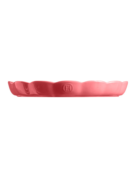 Emile Henry Madeleine rund tærteform i keramik, 31 cm, farve: Rose Candy