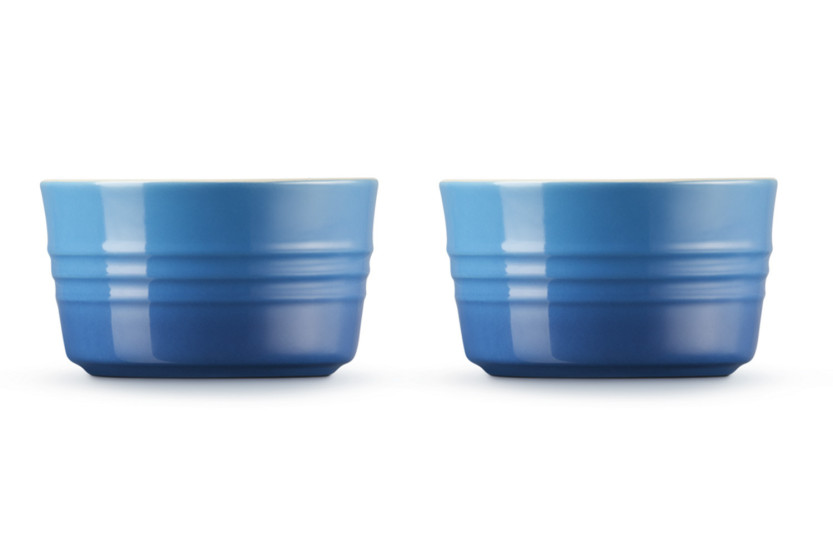 Set med 2 keramiska ramekiner från Le Creuset, 10 cm, Marseille