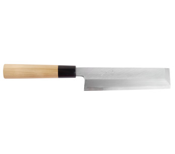 Faca japonesa artesanal Edogata Usuba de 18 cm, Tsunehisa WS2