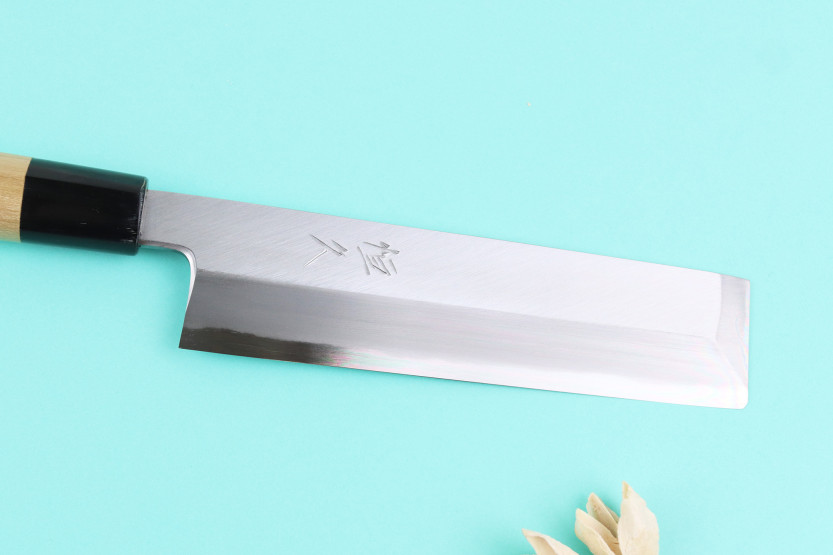 Handgefertigtes japanisches Edogata-Usuba-Messer, 18 cm, von Tsunehisa, WS2