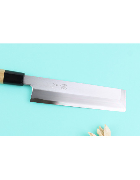 Cuchillo japonés artesanal Edogata Usuba de 18 cm, de Tsunehisa WS2