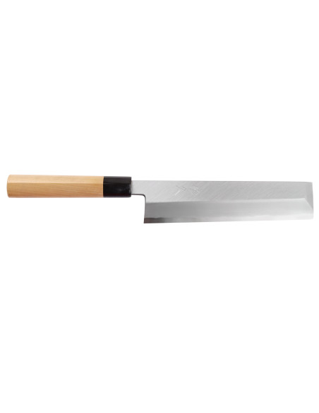 Handgemaakt Japans Edogata Usuba-mes van 21 cm, Tsunehisa WS2