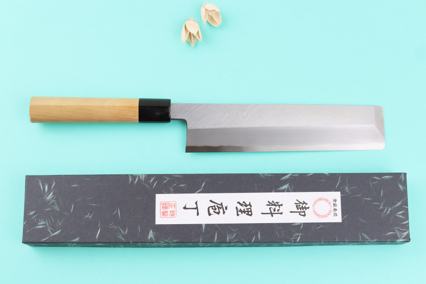 Faca japonesa artesanal Edogata Usuba de 21 cm, Tsunehisa WS2