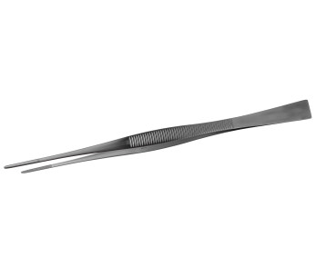 30-cm Straight Japanese Flattening Pliers, Black Stainless Steel