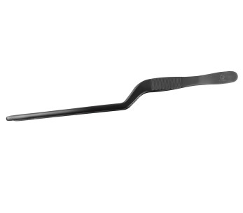 Japansk bøyd dressertang, 24 cm, i svart rustfritt stål