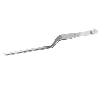 Japansk, vinklet dressertang i rustfritt stål, 24 cm