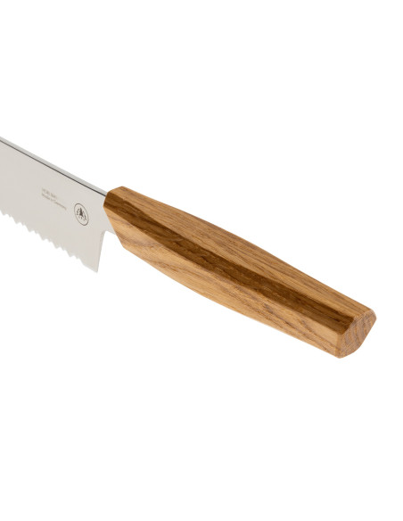 Cuchillo para pan de 24 cm HORL®Brotmesser con mango de roble