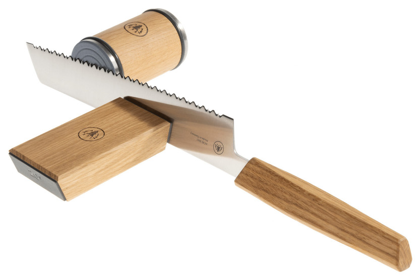 HORL®24 cm Bread Knife with Oak Handle