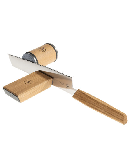 HORL®-broodmes 24 cm met eikenhouten handvat