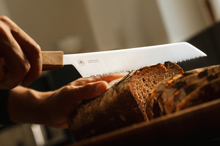 HORL®Brotmesser, 24 cm, Griff aus Eichenholz