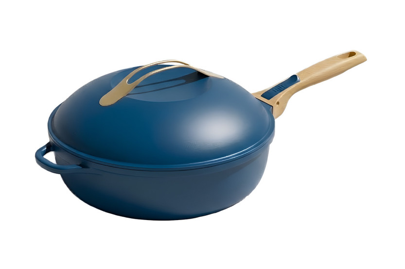 Antihaft-Pfanne „Cookut La Fabuleuse“ 8-in-1 in Heidelbeere