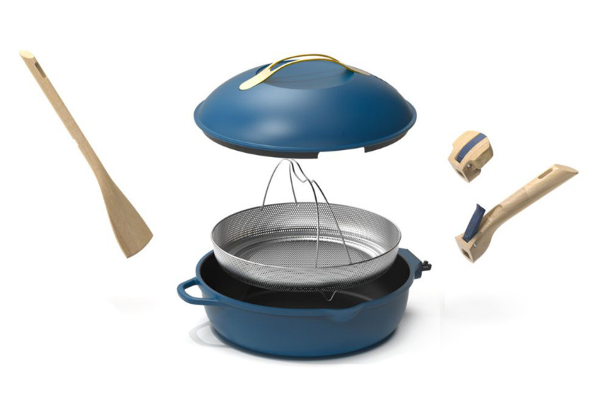 Cookut La Fabuleuse 8-i-1 nonstick-stekpanna, blåbär