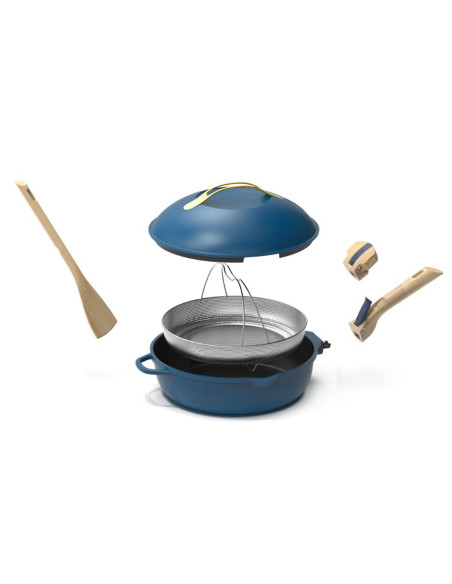 Cookut La Fabuleuse 8-in-1 -teflonpannu, mustikka