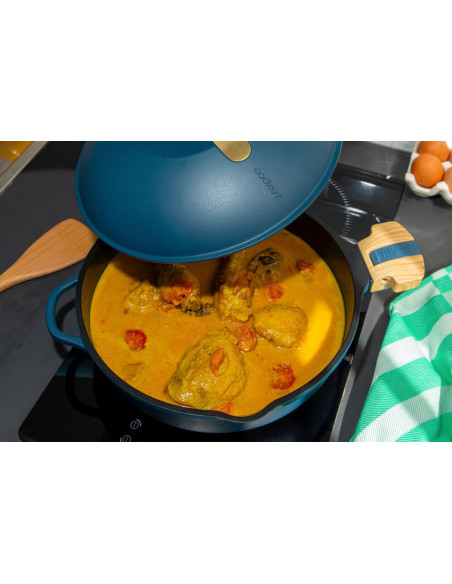 Cookut La Fabuleuse 8-i-1 nonstick-stekpanna, blåbär