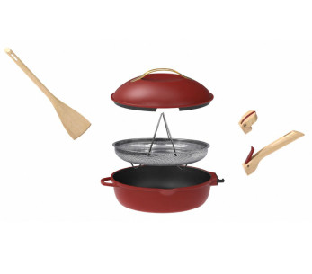 Cookut La Fabuleuse 8-in-1 antiaanbakpan ‘Passion’ 2