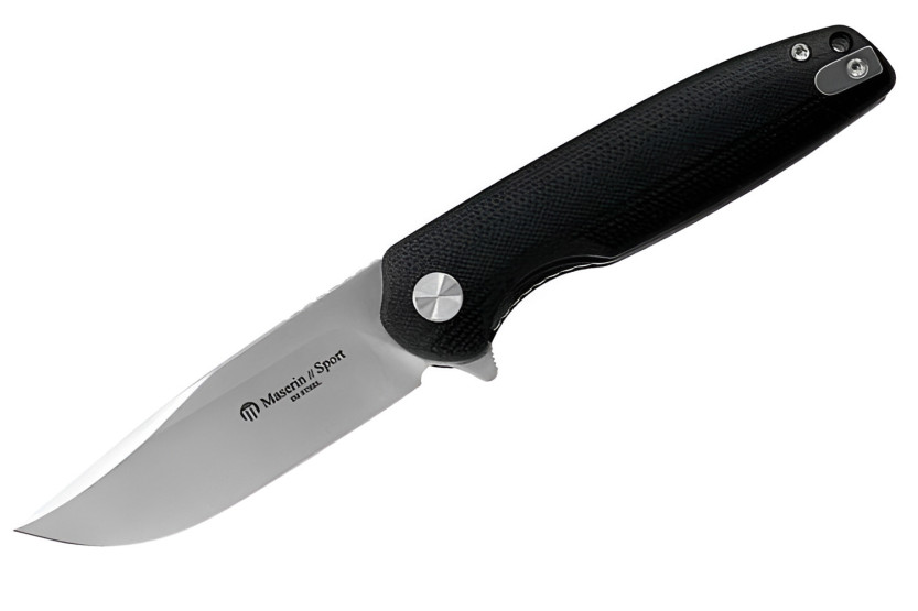 Maserin Sport 46008 Folding Knife with Black G10 Handle, 11 cm