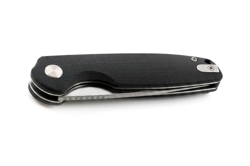 Coltello pieghevole Maserin Sport 46008 con manico in G10 nero da 11 cm