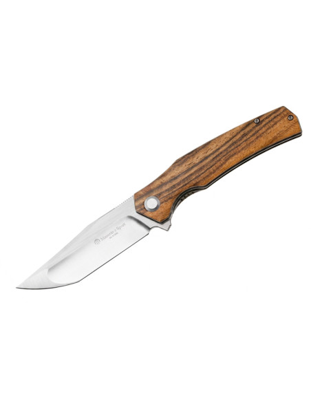 Maserin Sport Klappmesser 46009.LG mit Sand elholzgriff, 12 cm