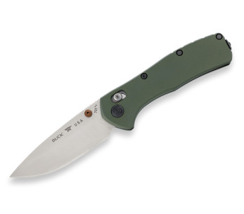 Buck 791 Range Elite 0791GRS Folding Knife with Green Handle, 11.6 cm