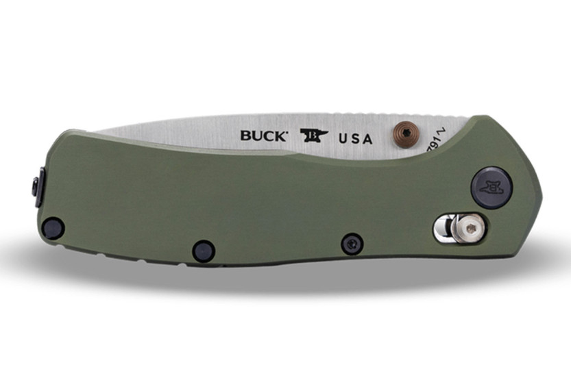 Buck 791 Range Elite 0791GRS Klappmesser mit grünem Griff, 11,6 cm