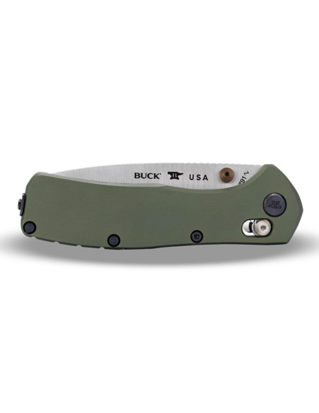 Buck 791 Range Elite 0791GRS vouwmes met groen handvat, 11,6 cm