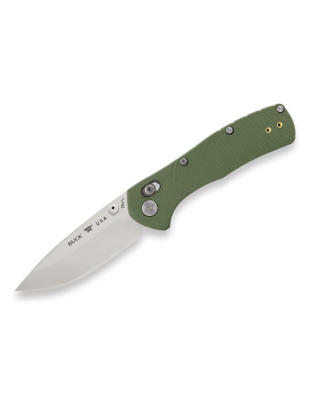 Buck 791 Range Pro 0791GRS1 foldekniv med grønt håndtak, 11,6 cm