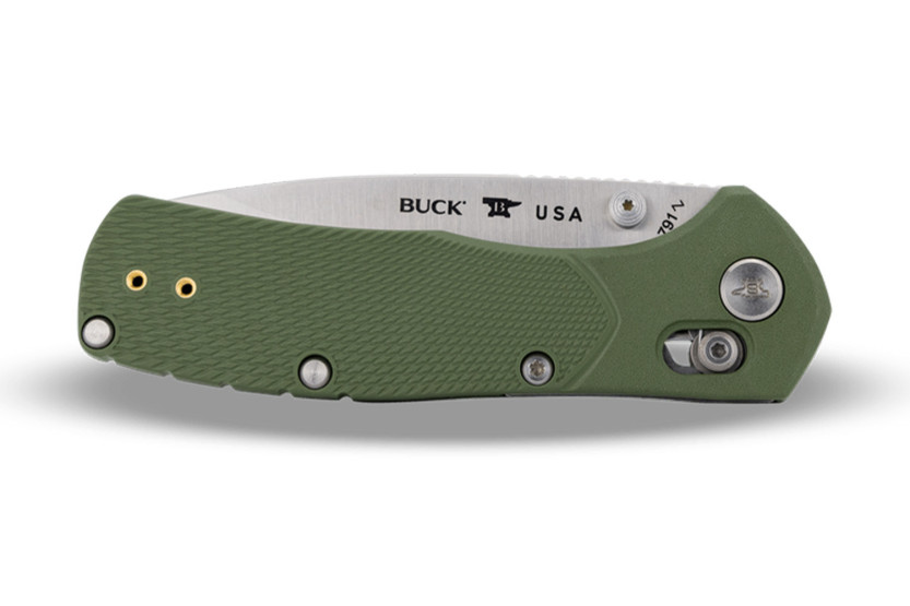 Coltello pieghevole Buck 791 Range Pro 0791GRS1 con manico verde da 11,6 cm