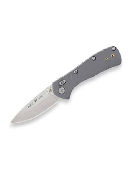 Buck 790 Mini Range Pro 0790GYS1 Folding Knife, Gray Handle, 9 cm