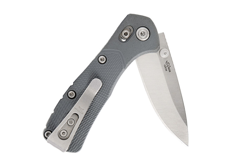Faca dobrável Buck 790 Mini Range Pro 0790GYS1 com cabo cinzento, 9 cm