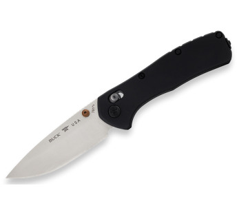 Buck 791 Range Elite 0791BKS Folding Knife, Black Handle, 11.6 cm