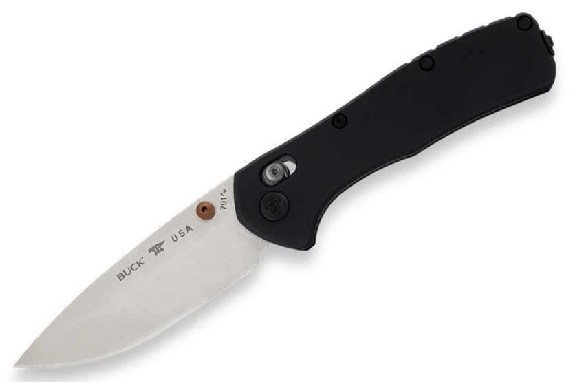 Faca dobrável Buck 791 Range Elite 0791BKS com cabo preto, 11,6 cm
