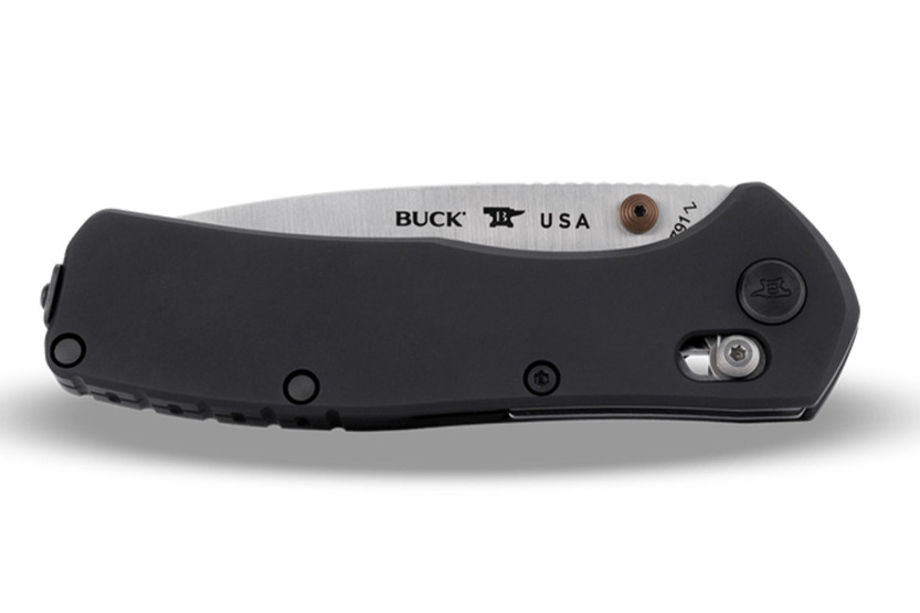Faca dobrável Buck 791 Range Elite 0791BKS com cabo preto, 11,6 cm