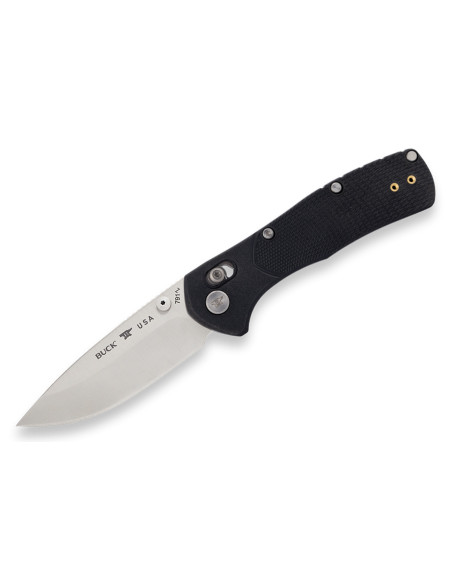 Buck 791 Range Pro 0791BKS1 Klappmesser mit schwarzem Griff, 11,6 cm