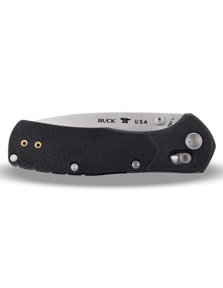 Buck 791 Range Pro 0791BKS1 Folding Knife, Black Handle, 11.6 cm