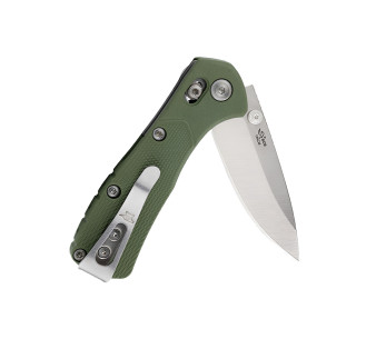 Buck 790 Mini Range Pro 0790GRS1 foldekniv med grønt håndtak, 9 cm 2