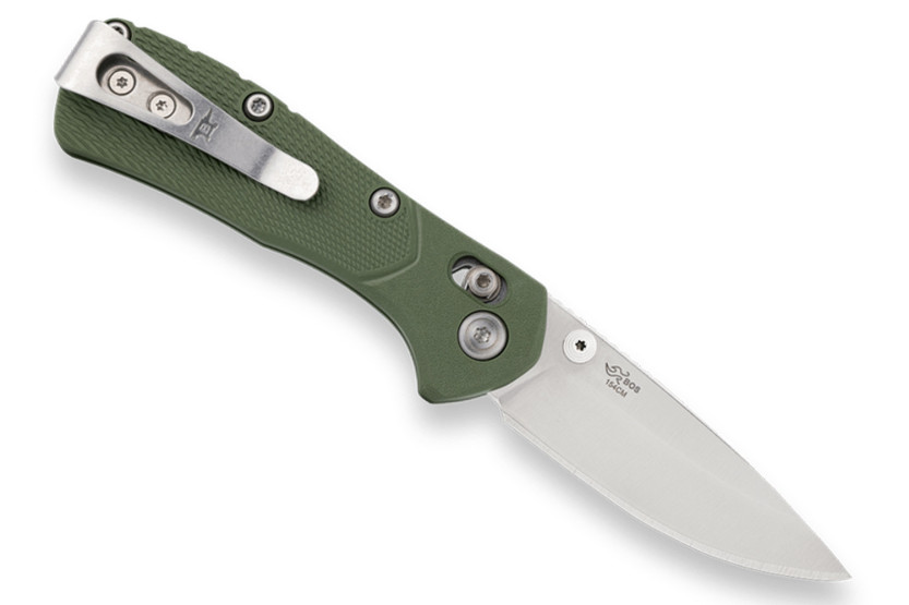 Cuchillo plegable Buck 790 Mini Range Pro 0790GRS1 con mango verde de 9 cm