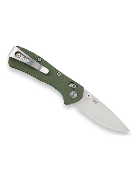 Coltello pieghevole Buck 790 Mini Range Pro 0790GRS1 con manico verde da 9 cm
