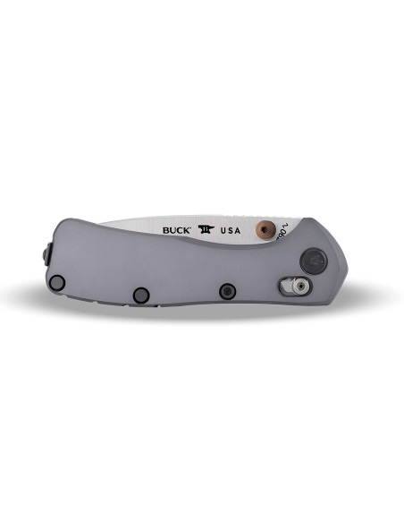 Buck 790 Mini Range Elite 0790GYS Folding Knife, Gray Handle, 9 cm