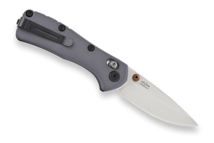 Buck 790 Mini Range Elite 0790GYS -taittoveitsi, harmaa kahva, 9 cm