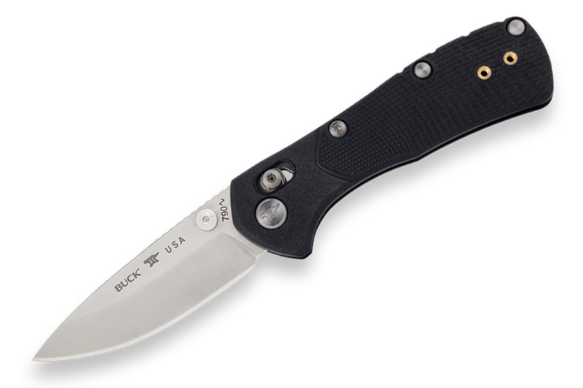 Buck 790 Mini Range Pro 0790BKS1 Klappmesser mit schwarzem Griff, 9 cm