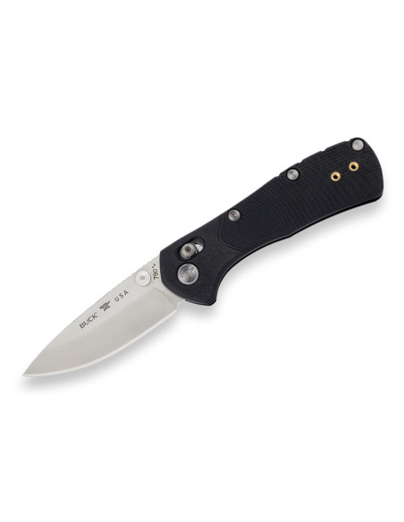 Buck 790 Mini Range Pro 0790BKS1 -taittoveitsi, musta kahva, 9 cm