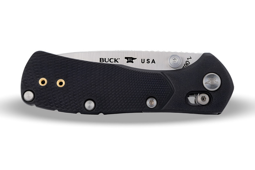 Buck 790 Mini Range Pro 0790BKS1 Klappmesser mit schwarzem Griff, 9 cm