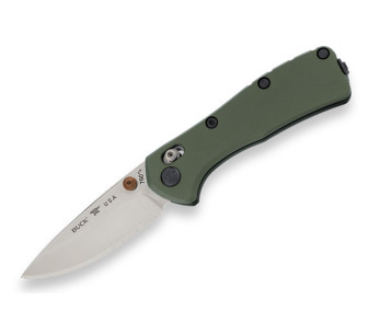Buck 790 Mini Range Elite 0790GRS Klappmesser mit grünem Griff, 9 cm