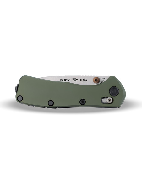 Buck 790 Mini Range Elite 0790GRS foldekniv med grønt håndtak, 9 cm