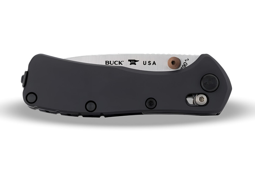Buck 790 Mini Range Elite 0790BKS -taittoveitsi, musta kahva, 9 cm
