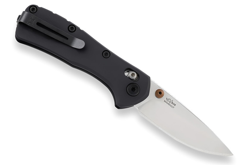 Buck 790 Mini Range Elite 0790BKS Folding Knife, Black Handle, 9 cm