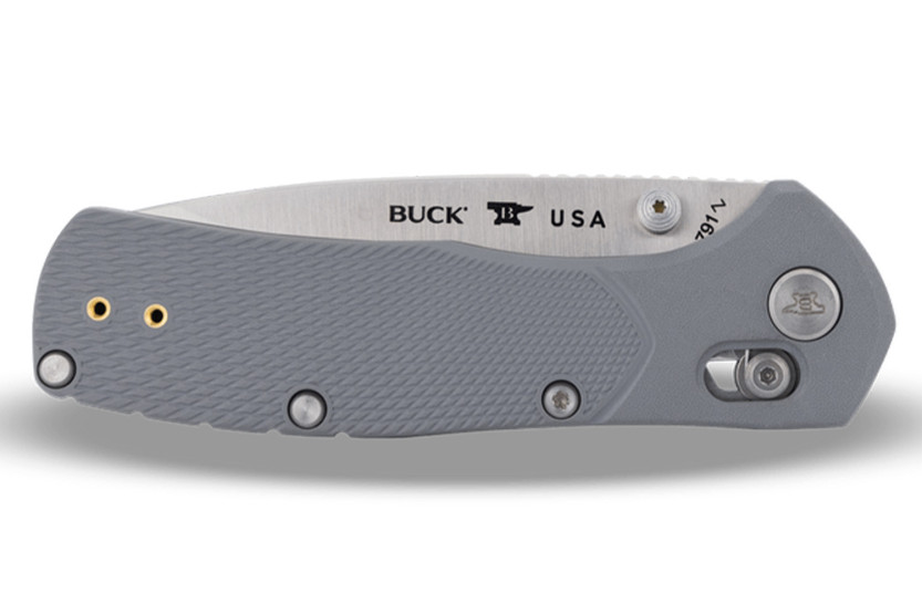 Faca dobrável Buck 791 Range Pro 0791GYS1 com cabo cinzento, 11,6 cm