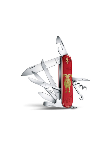 Victorinox Huntsman schweizisk kniv – Getens år, 91 mm, 16 funktioner, begränsad upplaga 2027