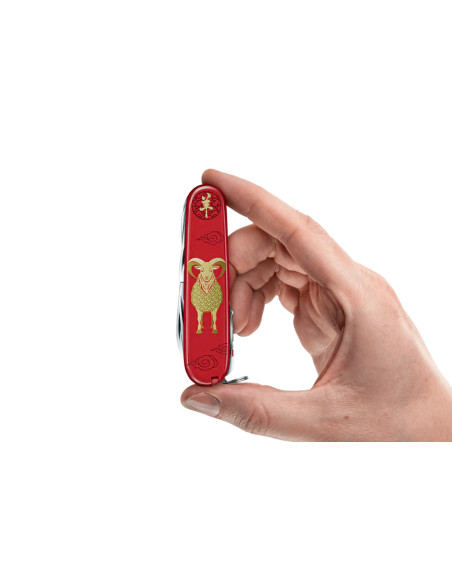 Victorinox Huntsman -sveitsiläinen veitsi, Vuohen vuosi, 91 mm, 16 toimintoa, rajoitettu erä 2027